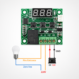 W1209 DC 12V Digital Temperature Controller – বাংলা বিবরণ একাধিক কোয়ালিটির মধ্যে এটি একটি উন্নতমানের ও নির্ভরযোগ্য ডিজিটাল টেম্পারেচার কন্ট্রোলার।